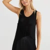 The Shanty Milano Knit Singlet - Black