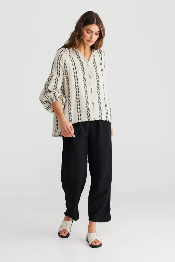 The Shanty Salerno Top - Valentina Stripe