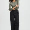 Toorallie Crew Merino Tee - Bay Leaf
