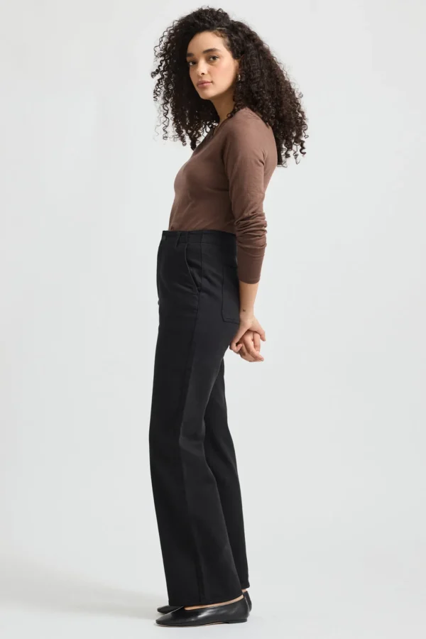 Toorallie Crew Merino Tee - Espresso