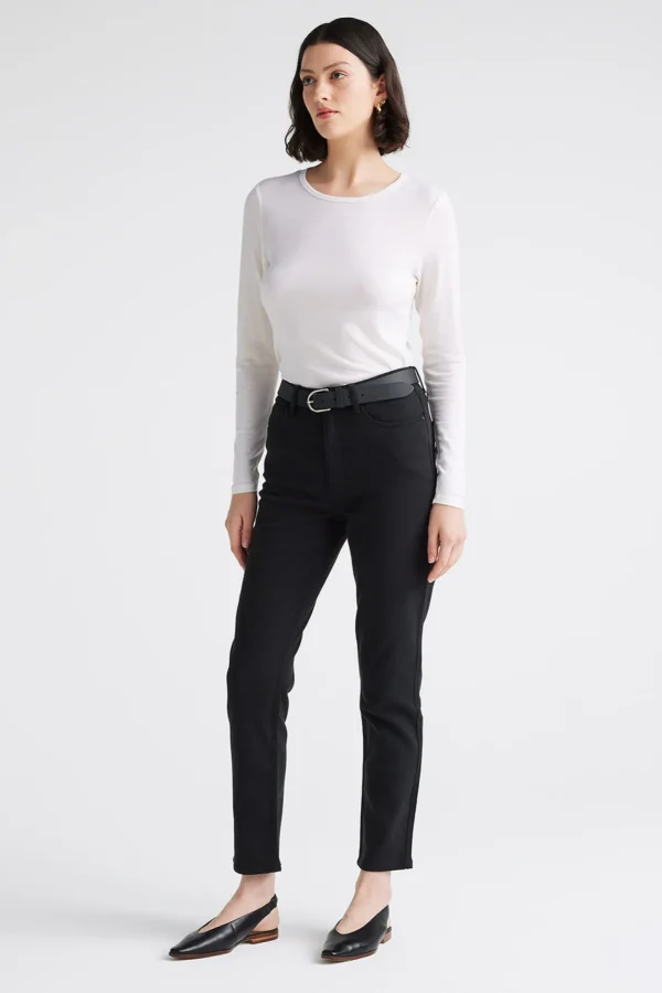 Toorallie Crew Merino Tee - Warm White
