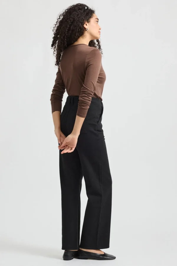 Toorallie Crew Merino Tee - Espresso