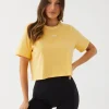 Upstate Evolve Cropped Tee- Pina Colada