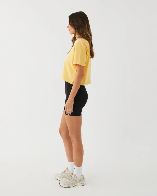 Upstate Evolve Cropped Tee- Pina Colada