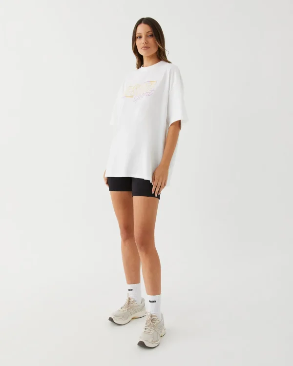 Upstate Hustle Tee- White Bars