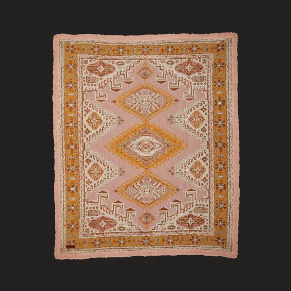 Wandering Folk Desert Throw - Pink Sands