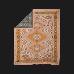 Wandering Folk Desert Throw - Pink Sands