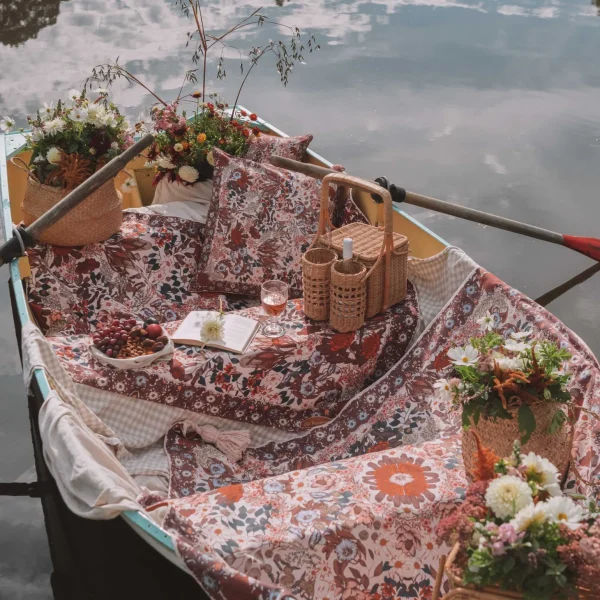 Wandering Folk Native Picnic Rug - Blossom