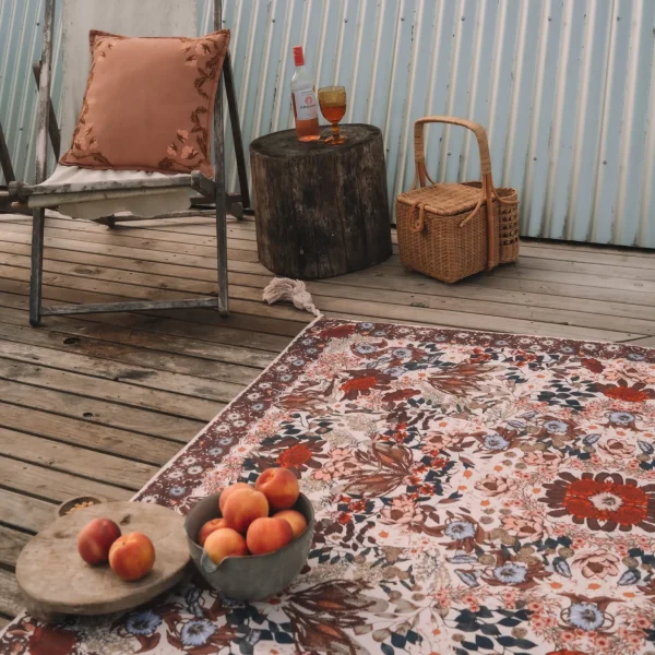 Wandering Folk Native Picnic Rug - Blossom