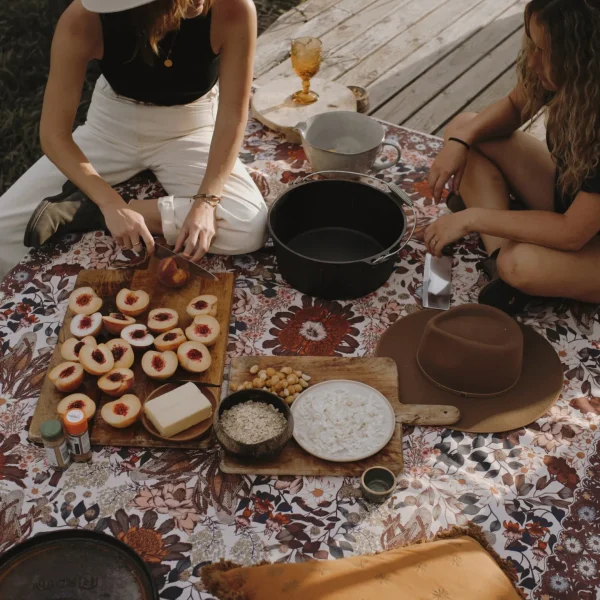 Wandering Folk Native Picnic Rug - Blossom
