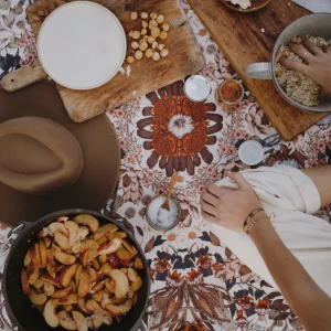 Wandering Folk Native Picnic Rug - Blossom