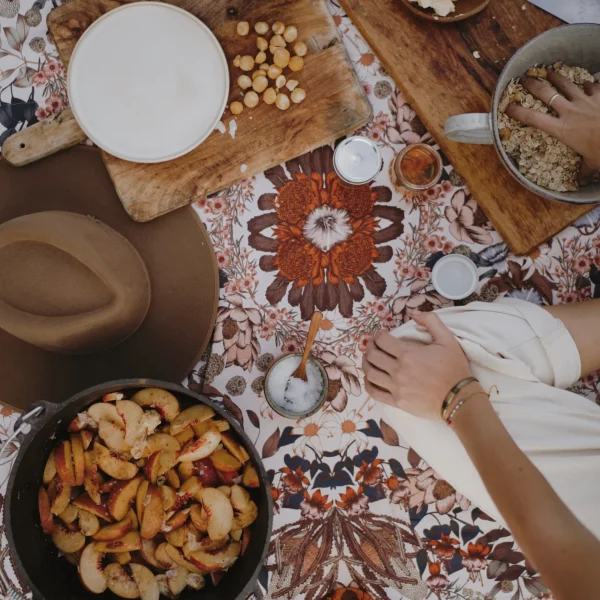 Wandering Folk Native Picnic Rug - Blossom