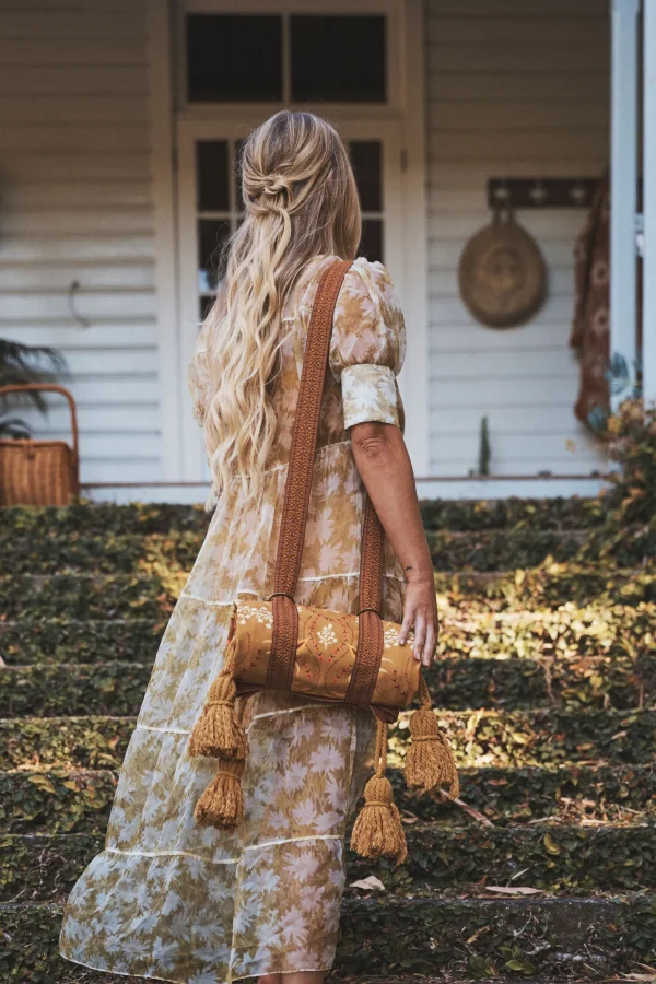 Wandering Folk Picnic Rug - Golden Folk