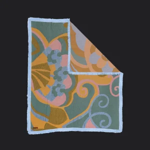 Wandering Folk Woven Throw - Kaleid Sugar