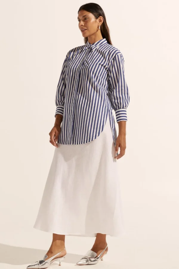 Zoe Kratzmann Agile Top - Navy Stripe