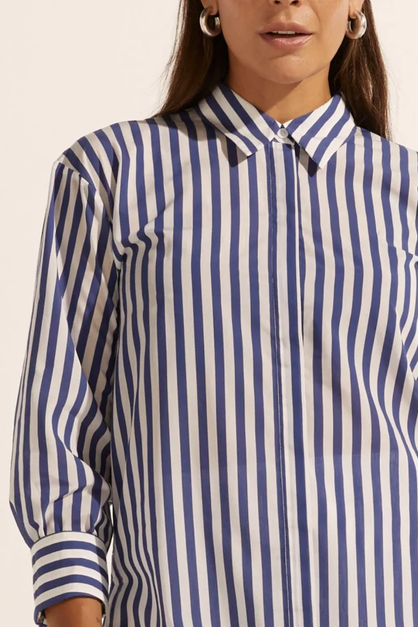 Zoe Kratzmann Agile Top - Navy Stripe