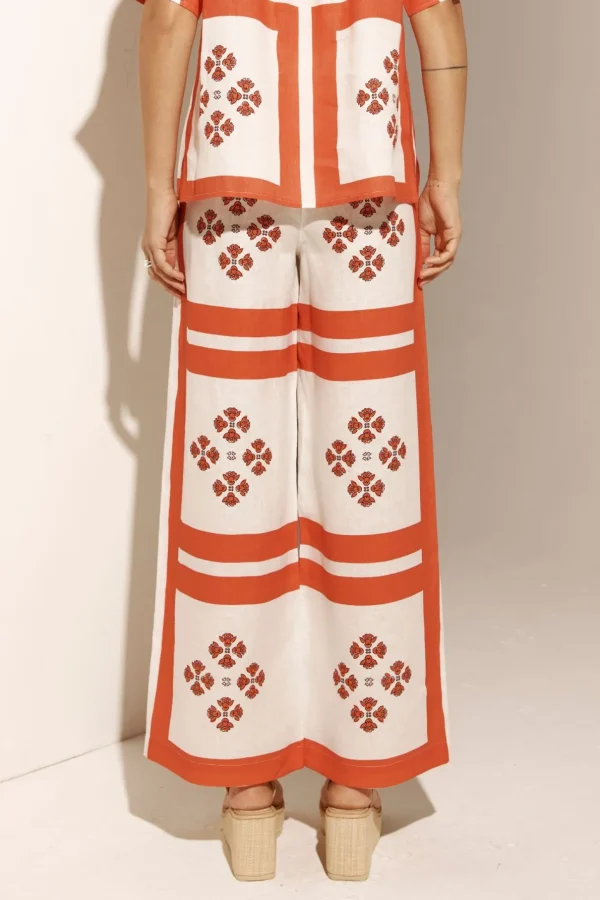 Zoe Kratzmann Breeze Pant - Tamarillo Scarf