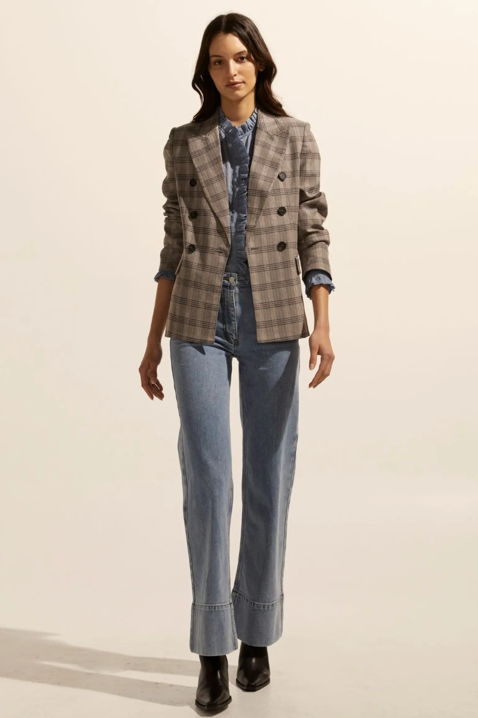 zoe_kratzmann_spurt_jacke_0.webp Zoe Kratzmann Spurt Jacket - Mousse Check