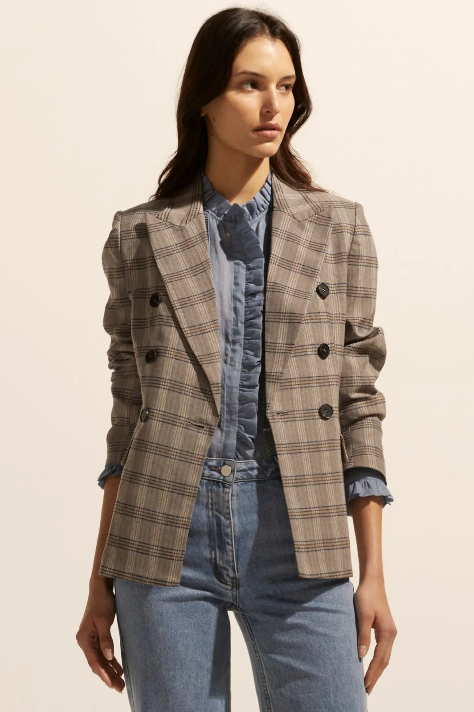 zoe_kratzmann_spurt_jacke_1.webp Zoe Kratzmann Spurt Jacket - Mousse Check