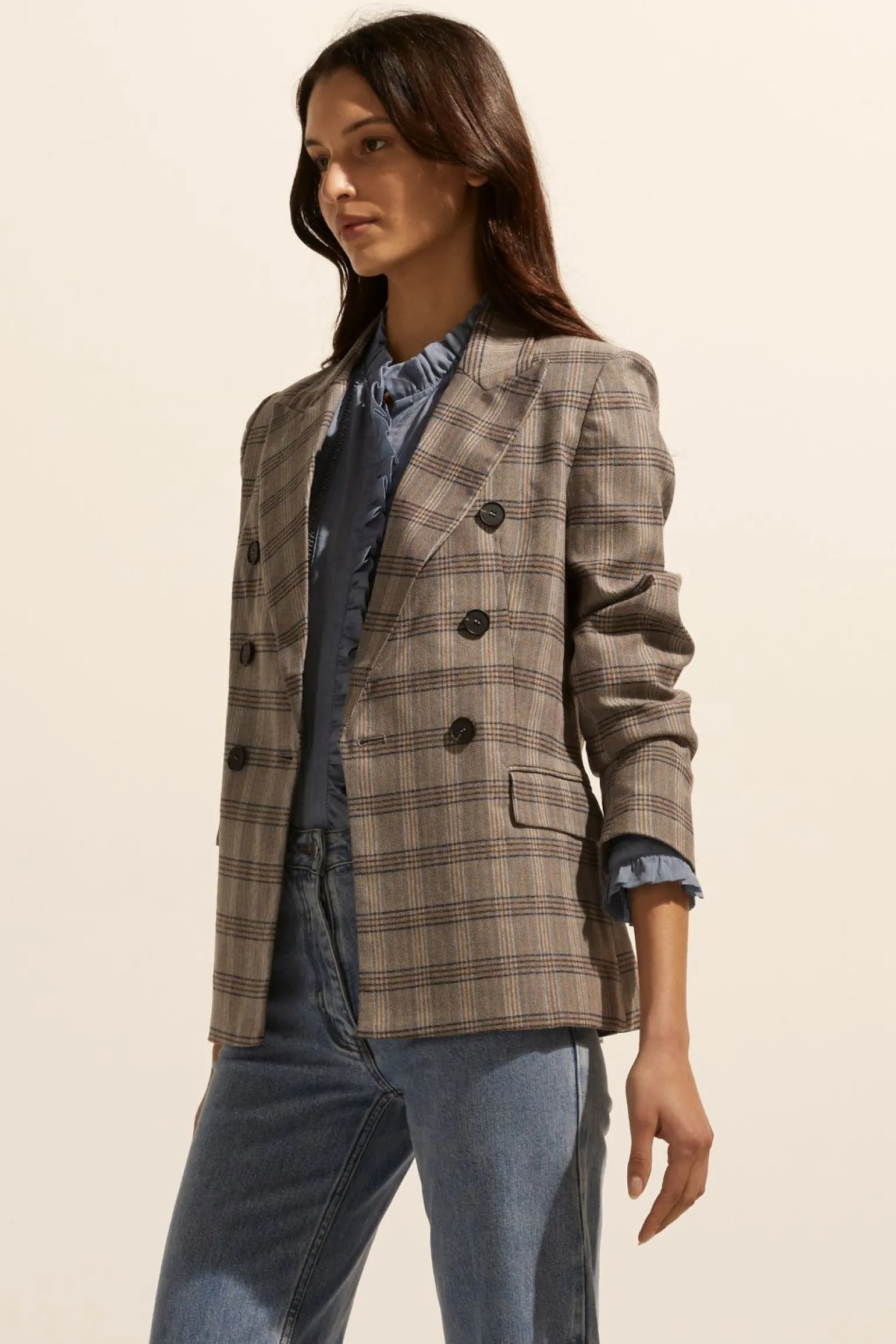zoe_kratzmann_spurt_jacke_2.webp Zoe Kratzmann Spurt Jacket - Mousse Check