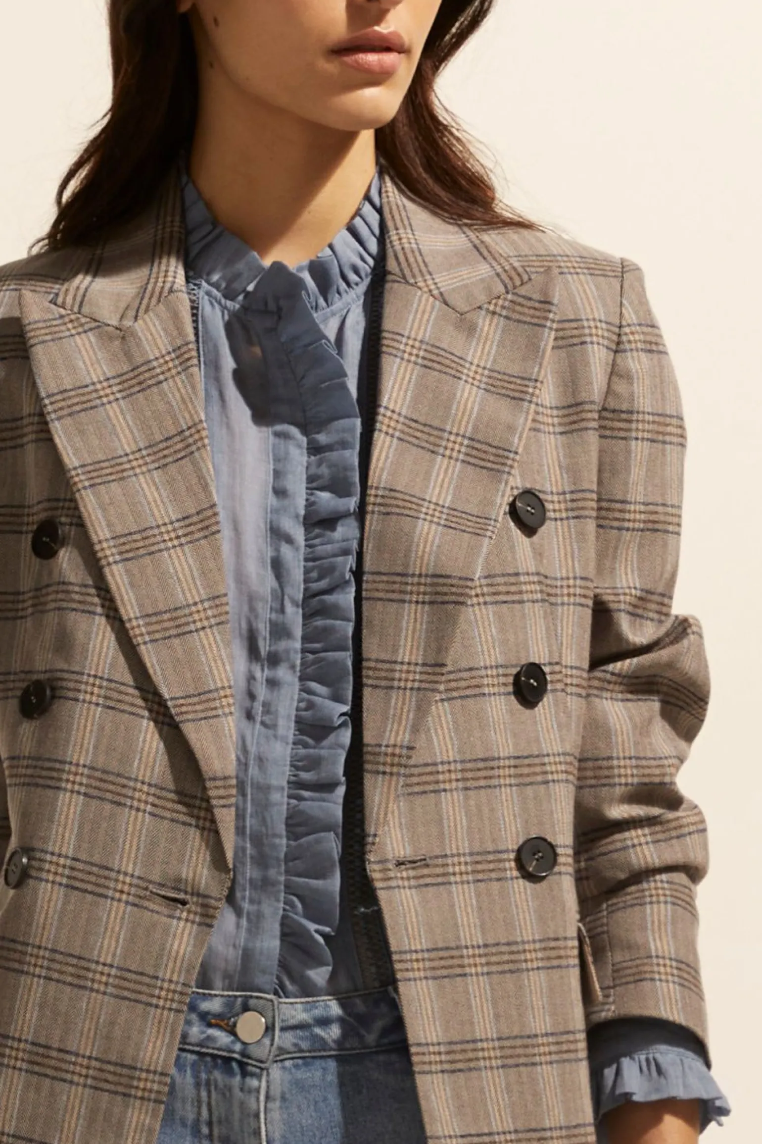 zoe_kratzmann_spurt_jacke_4.webp Zoe Kratzmann Spurt Jacket - Mousse Check