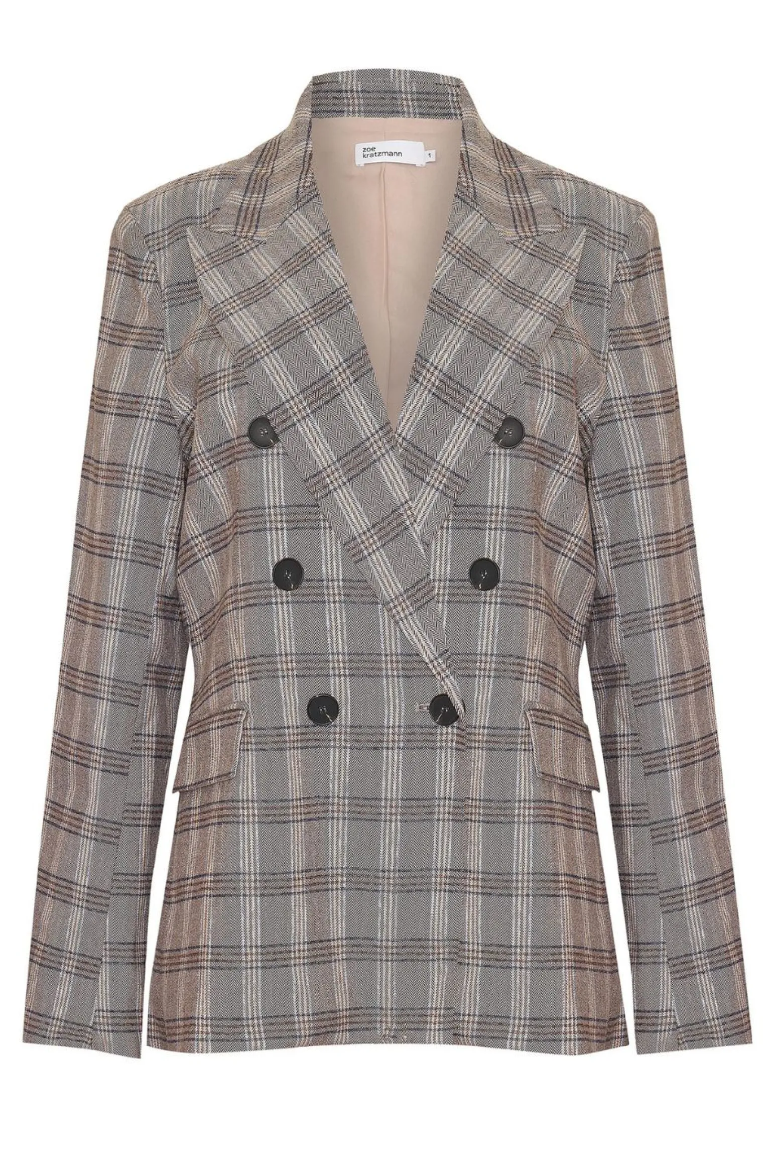zoe_kratzmann_spurt_jacke_5.webp Zoe Kratzmann Spurt Jacket - Mousse Check